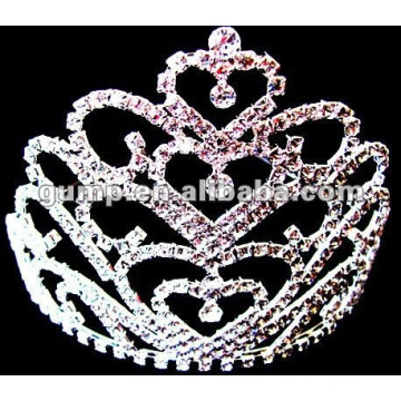 Rhinestone große Tiara Krone (GWST12-504)